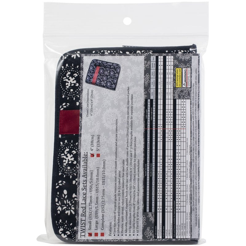 Knitting Needle Set 4 Inch Tips Interchangeable for Crochet & Crafting