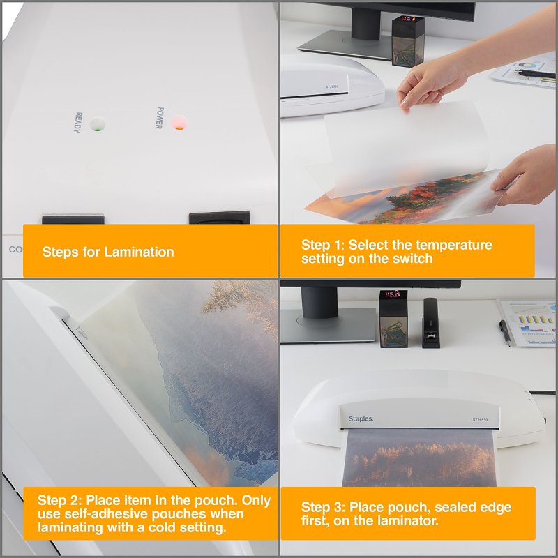 9.5-Inch Thermal Cold Laminating Machine for Documents and Photos