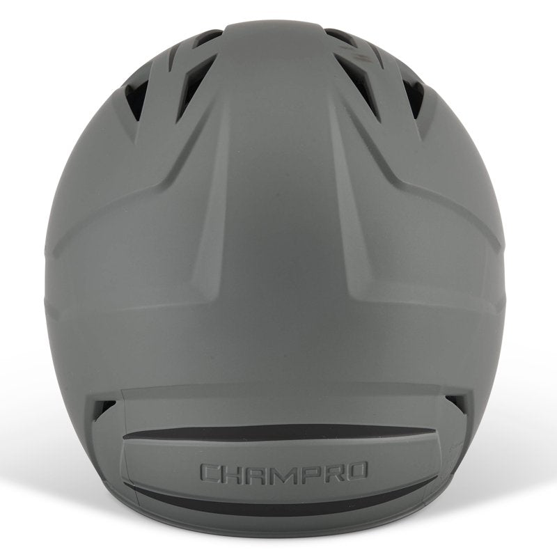 Baseball Batting Helmet, Large, Impact-Resistant Shell, Graphite & Black Trim