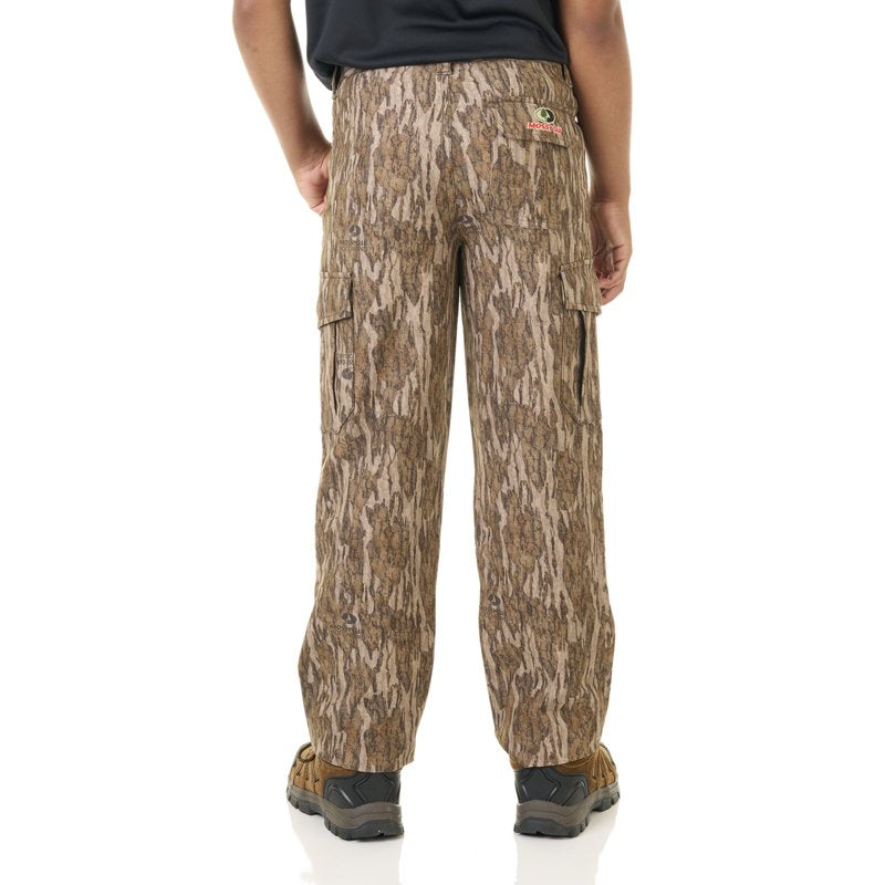Men's Stretch Cargo Hunting Pants with Silent Snap Closures and Durable Knees