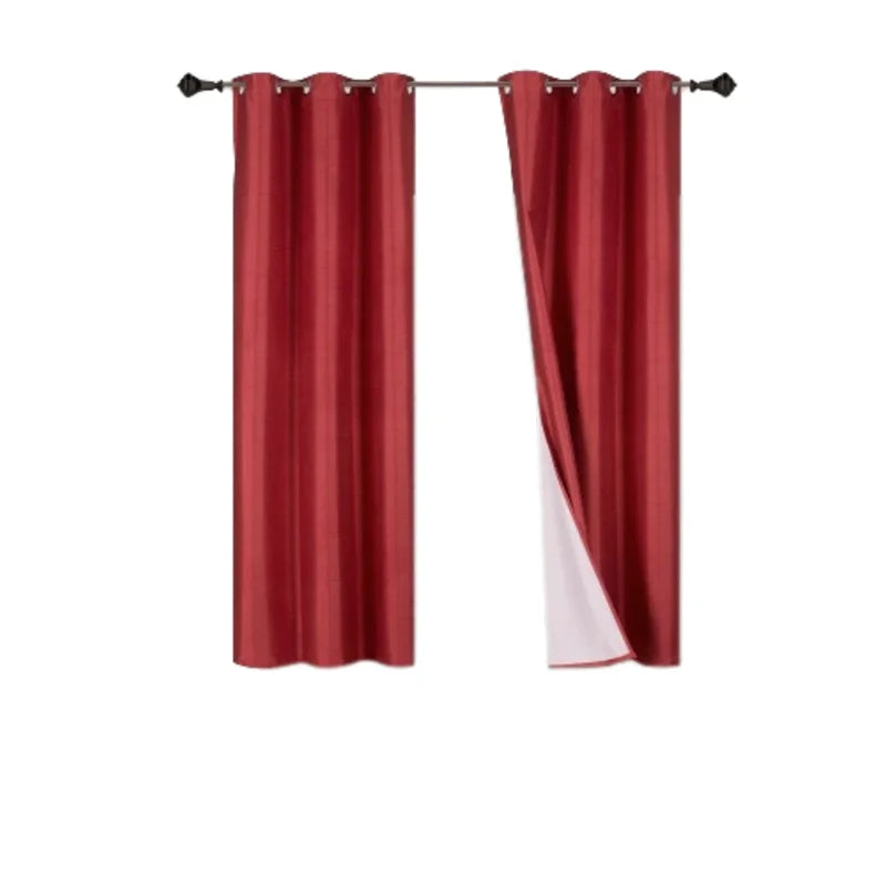 Blackout Window Curtain Panels - Room Darkening, Noise Reducing, Energy Efficient, 84-inch, 2 Panels