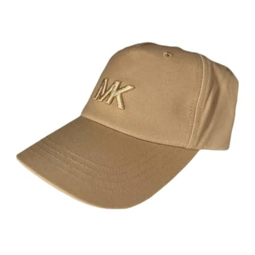 Unisex Embroidered Logo Baseball Cap - One Size Tan