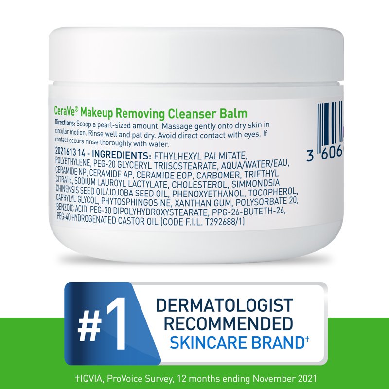 Hydrating Makeup Remover Balm with Ceramides & Jojoba Oil - 1.3 oz