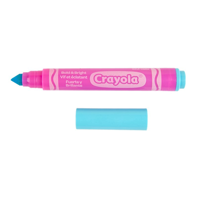 Crayola Broad Line Markers Set - 10 Bright & Washable Kids Art Supplies