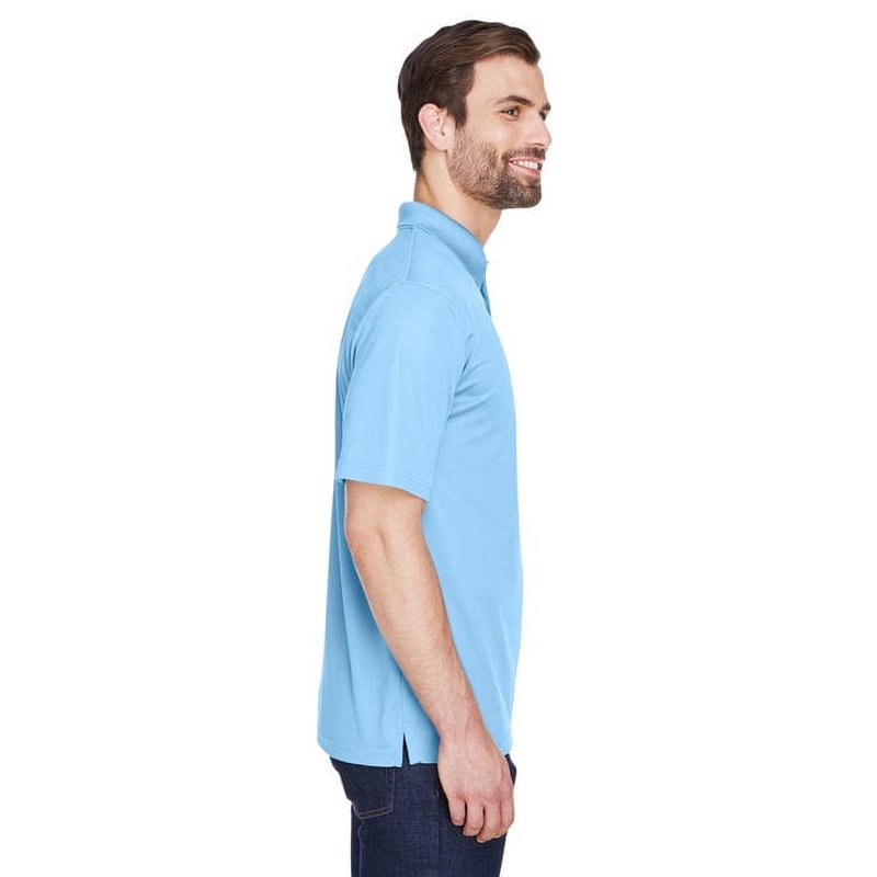 Men's Moisture-Wicking Mesh Polo Shirt with UV Protection - Multiple Sizes & Colors