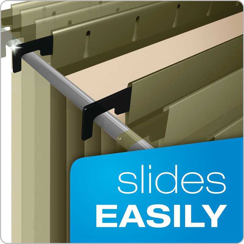 Legal Size Hanging Folder Pockets with SureHook Technology - Green, 4 Pack