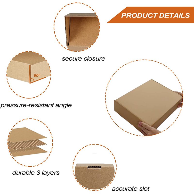 Calenzana 12x9x3 Shipping Boxes Set of 20 - Corrugated Mailer Boxes for Small Business Packaging