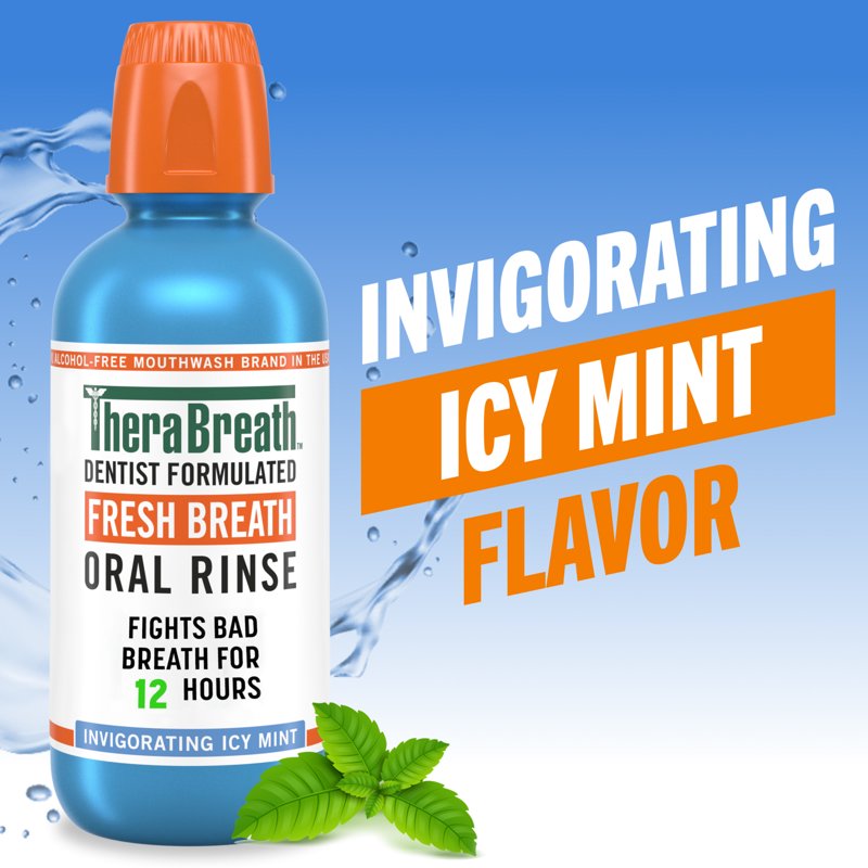 Fresh Breath Oral Rinse - Invigorating Icy Mint Flavor, 16 fl oz - 2 Pack
