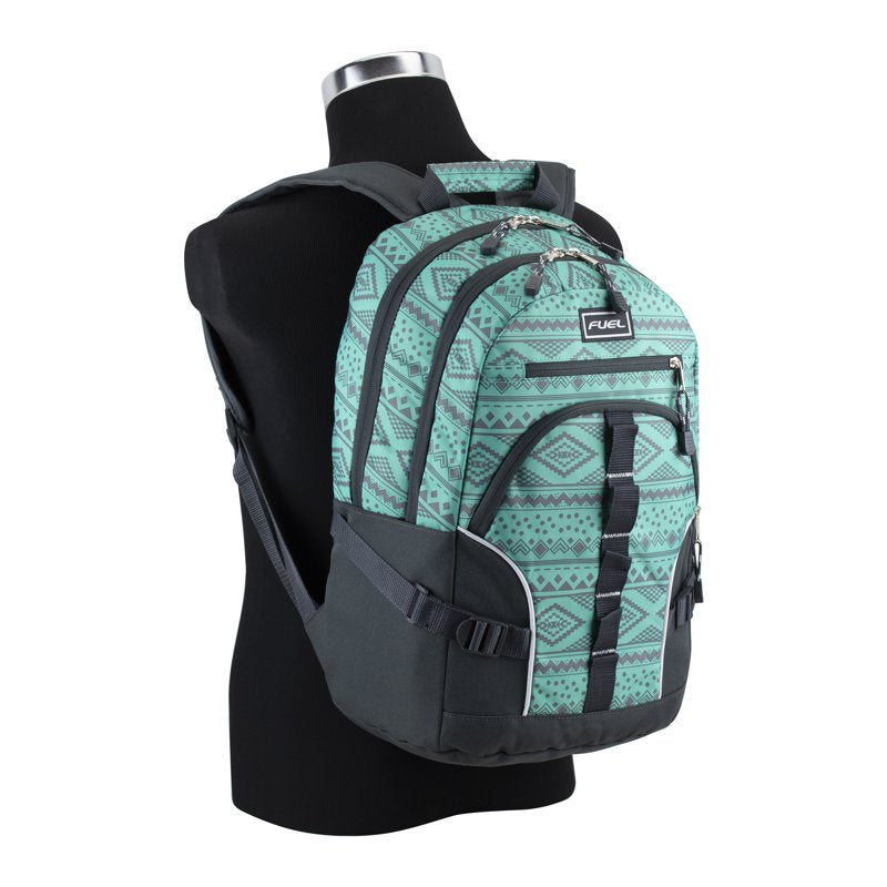 Unisex Multipocket Active Backpack with Laptop & Hydration Pockets