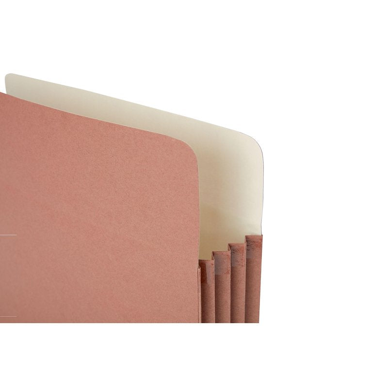 Letter Size Redrope Expanding File Pockets - Brown, 3.5-inch Expansion, Pack of 5