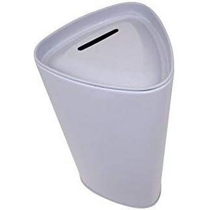 Triangle Tin Donation Box - Coin & Tip Collection Container - Pack of 10