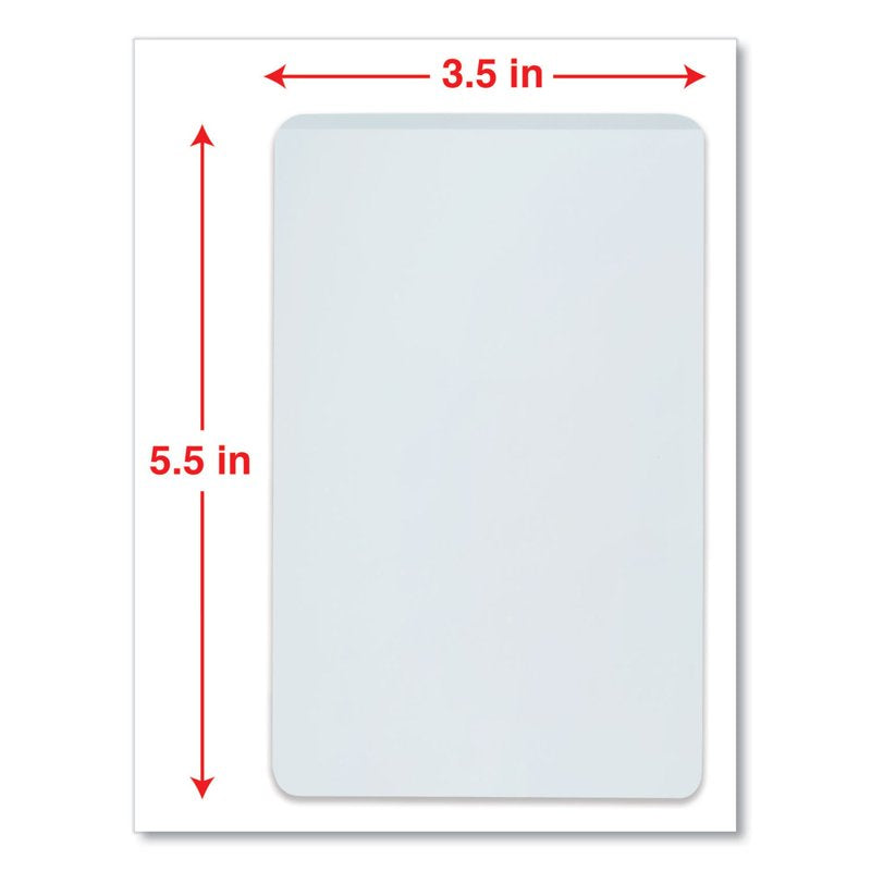 Clear Laminating Pouches 5 Mil for Photos Documents 5.5 x 3.5 Inches Pack of 25