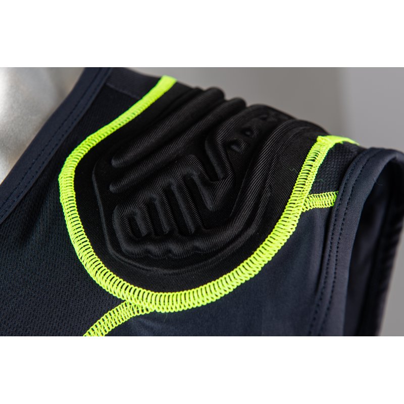 Youth & Adult Padded Football Compression Shirt Sleeveless Protective Gear