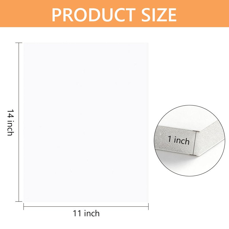 Craft Foam Boards Set - Lightweight Rectangular Foam Blocks for Art & DIY Projects