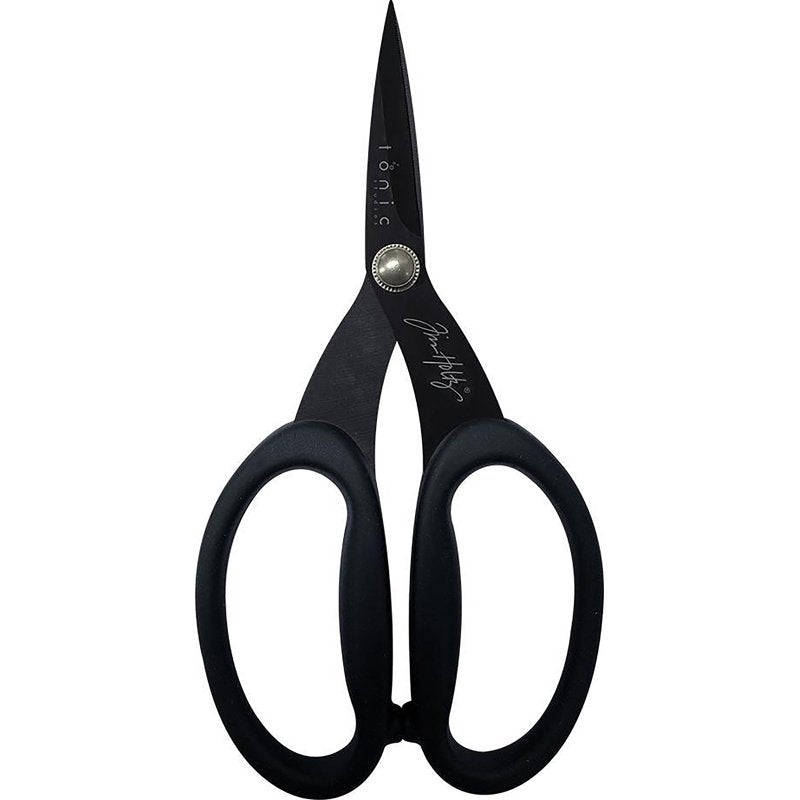 Micro Serrated Scissors - Precision Craft & Fabric Cutting, 7 Inch