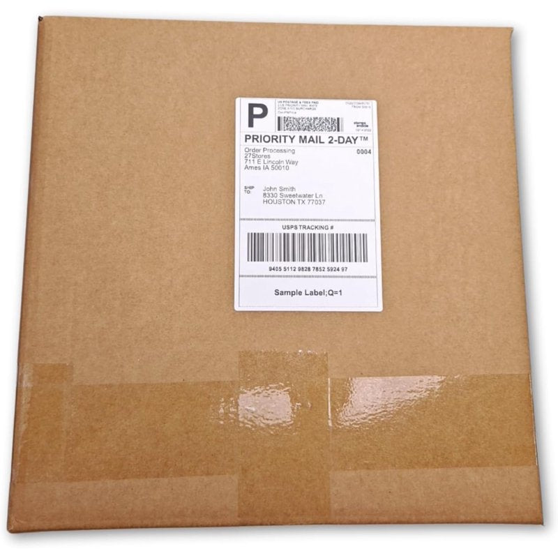 4x6 Shipping Labels - 100x150mm Fanfold Thermal Labels 4000 Pack