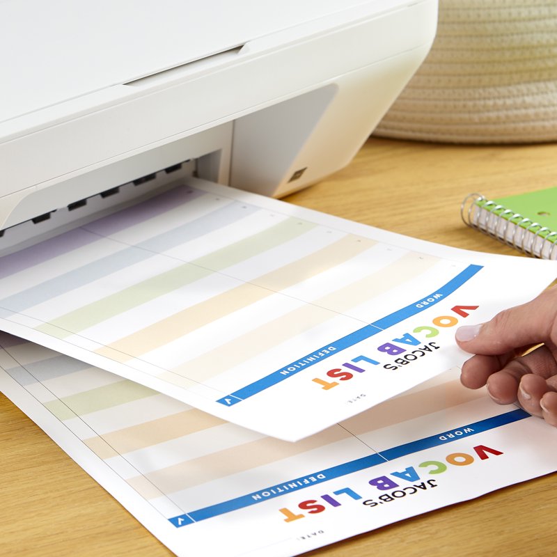 Bright White Cardstock Paper 8.5 x 11 Inch 65 lb Pack of 80 Sheets