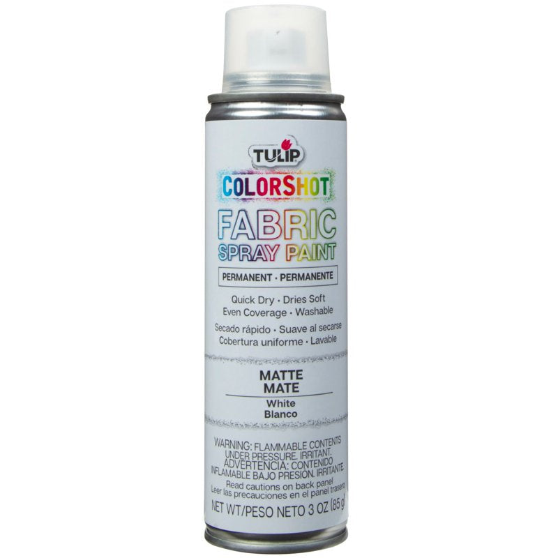 Fabric Spray Paint - Quick-Drying Permanent Color for Textiles, 3 oz Aerosol