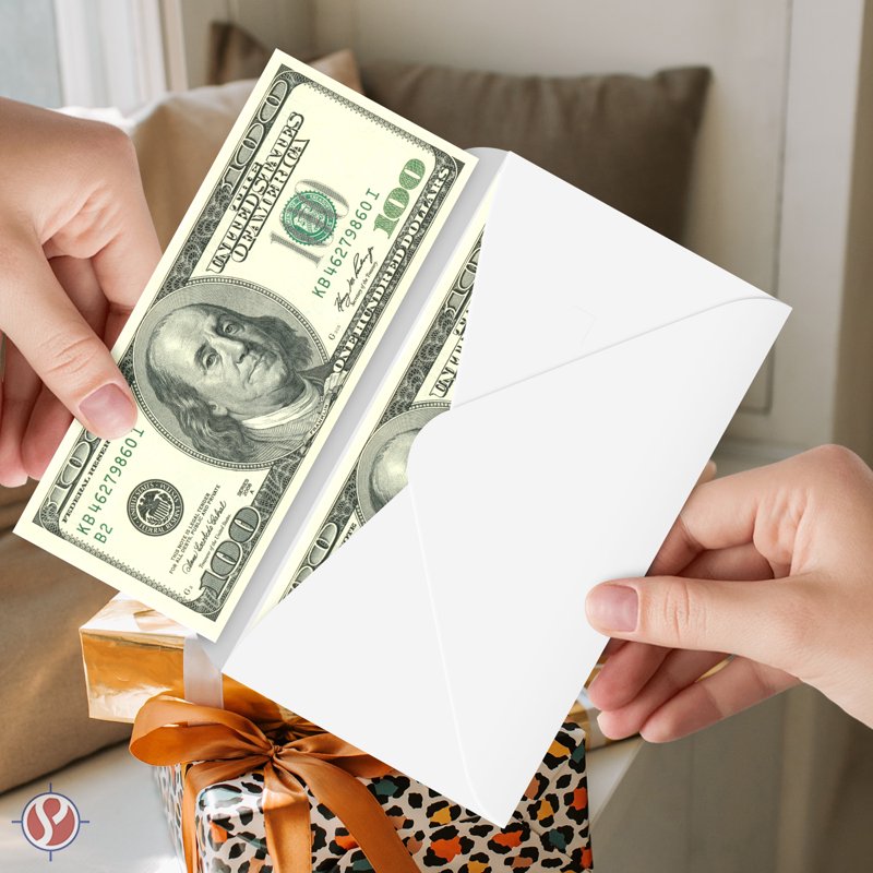 Holiday Money Envelope with Blank Cards - Festive Christmas Gift Holder