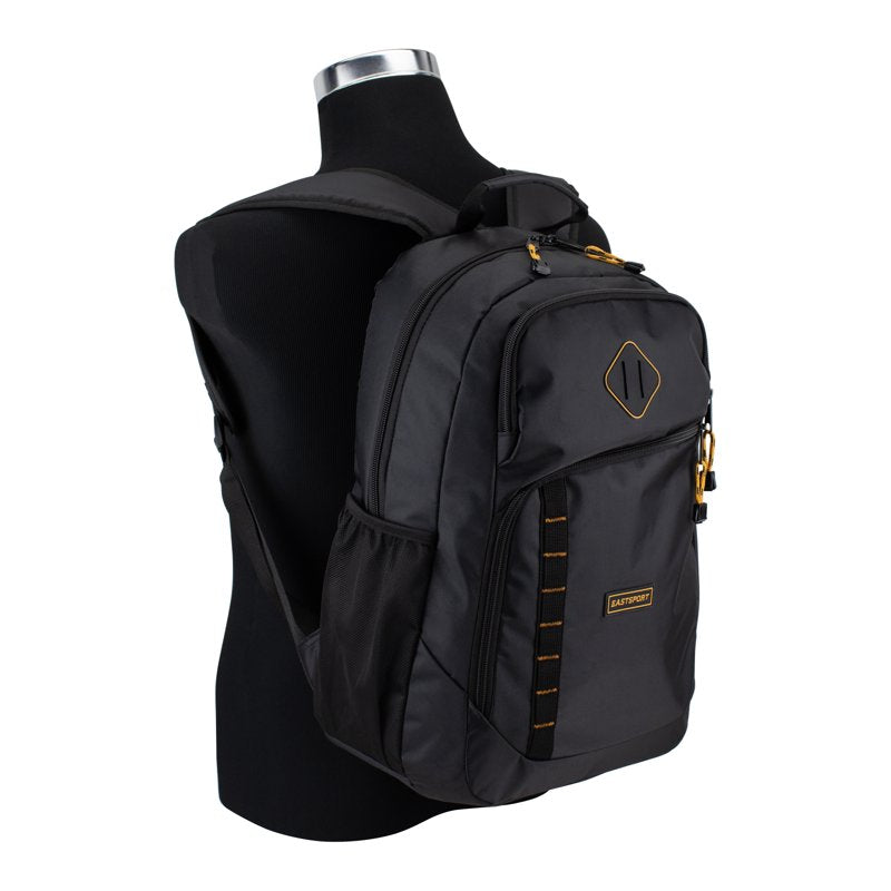 Unisex 18-Inch School & Travel Backpack with Water-Resistant Bottom & Tech Sleeve