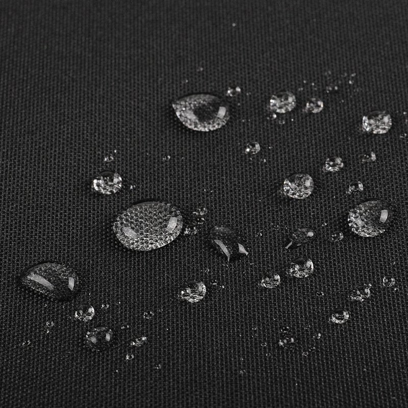 Heavy Duty Waterproof Canvas Fabric 58 Inch for Outdoor & Indoor Use - Black