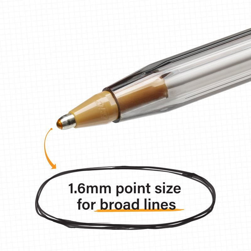 Assorted Color Ballpoint Pens 1.6mm Bold Point 24 Pack - Smooth Writing
