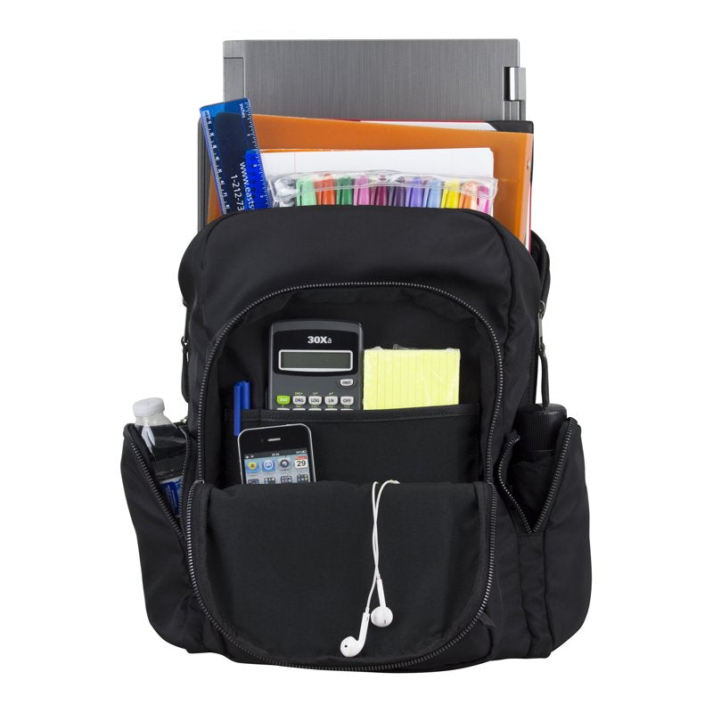 Unisex Laptop & Travel Backpack with Tech Compartment and Trolley Sleeve