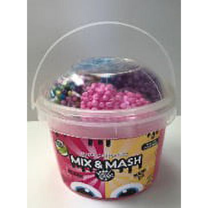 Pink Slime Bucket Kit - Fun Kids Sensory Craft with Beads & Elements