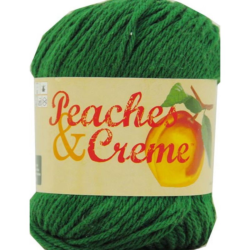 Cotton Yarn 3-Ply 2.5 oz - Vibrant Forest Green for Knitting & Crocheting