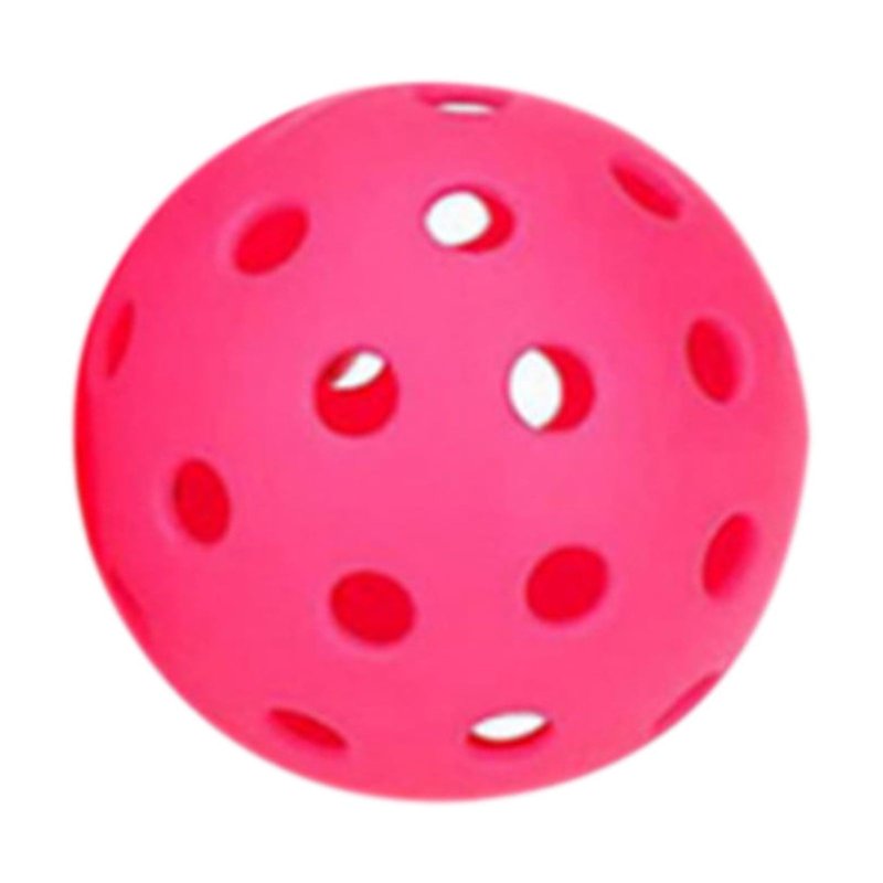 Hot Pink 4 Pack Pickleball Balls - 74mm, 40 Holes, Durable Outdoor/Indoor