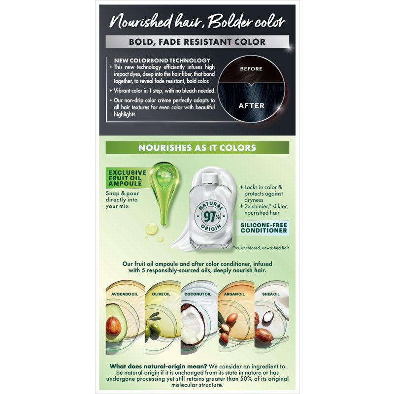 Garnier Nutrisse Nourishing Hair Color Creme - Long-Lasting, 100% Gray Coverage