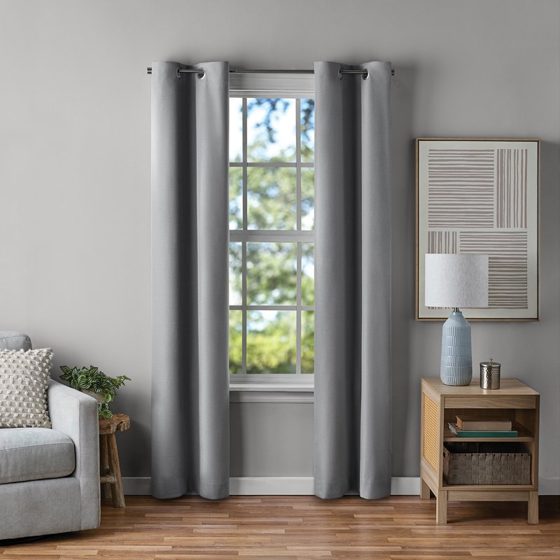 Blackout Grommet Curtain Panel Pair - 30 x 84 Inches, Room Darkening