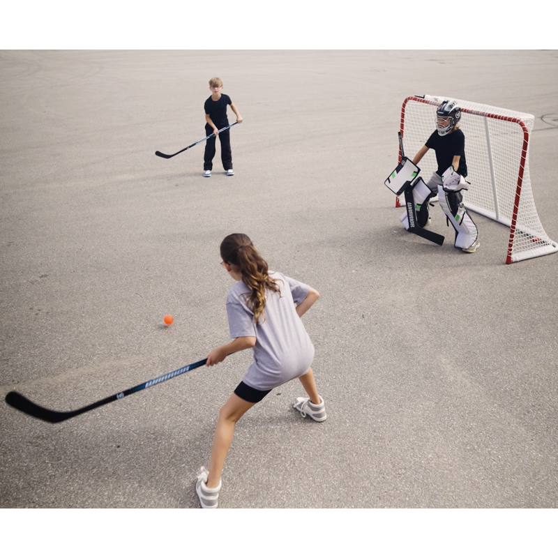 Youth Wood Street Hockey Stick - 50 Inches, Right-Hand Curve, Lightweight