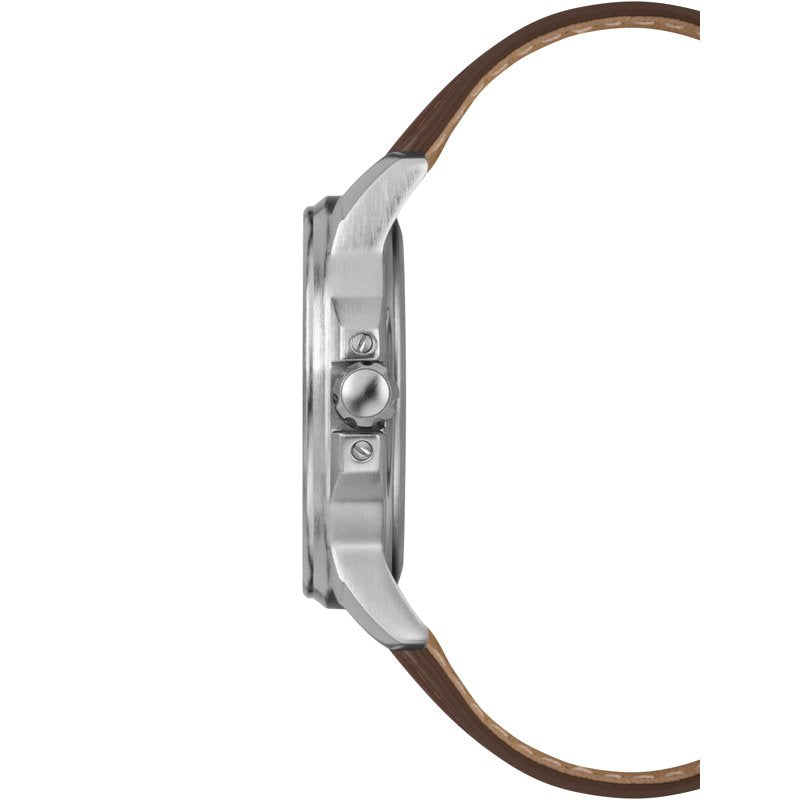 Men's Expedition Field Watch with Leather Strap, 50m Water Resistance