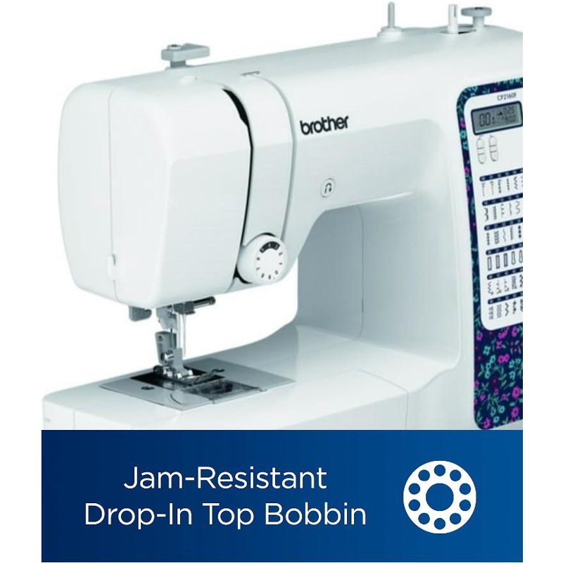 Computerized Sewing Machine with 60 Stitches, LCD Display & 7 Feet - Durable Metal Frame