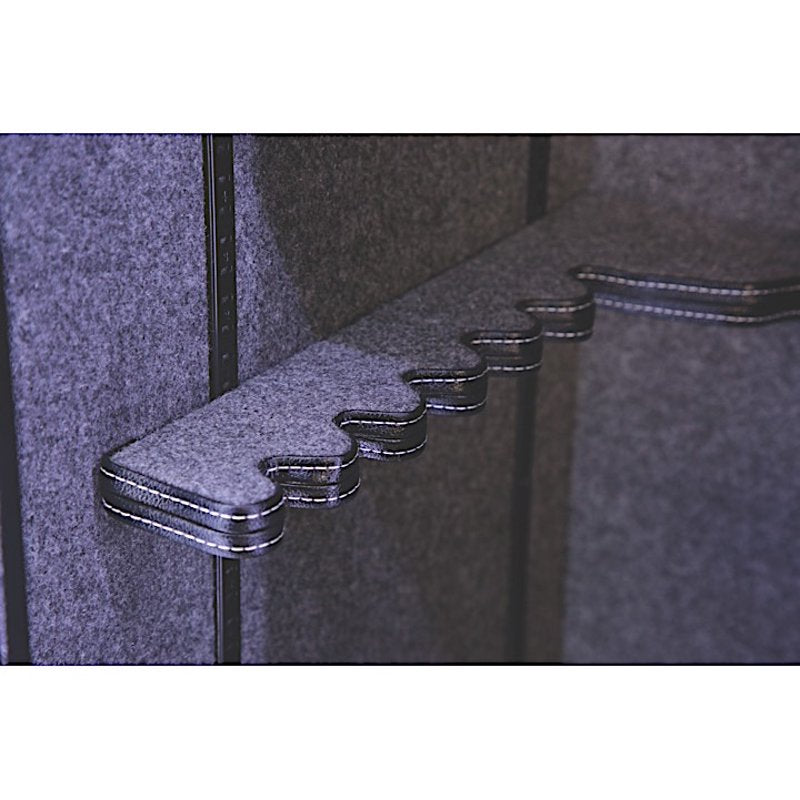 25 Gun Fire-Resistant Safe with Electronic Lock - Black