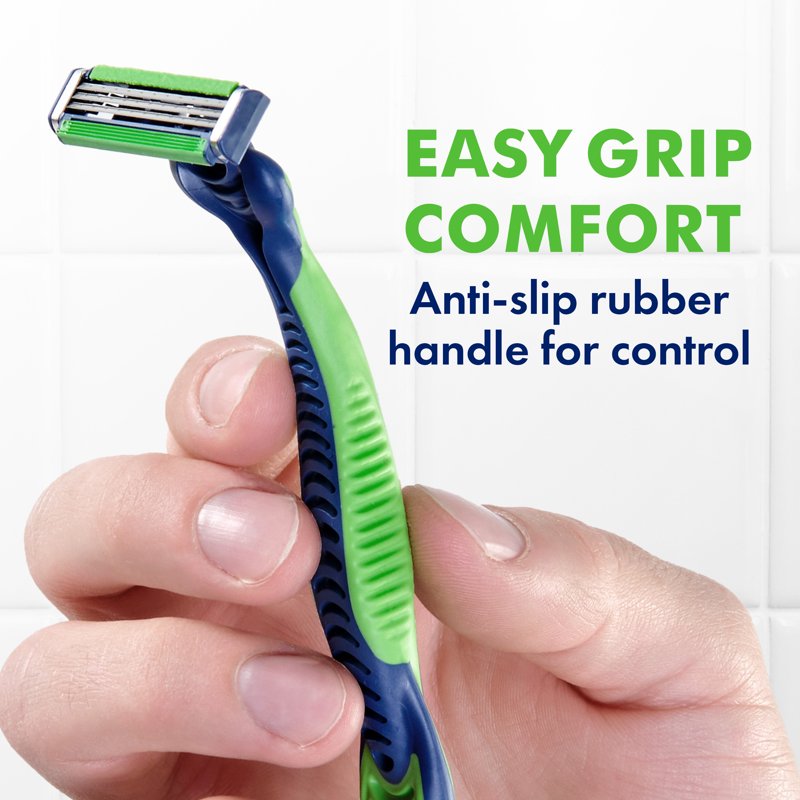Men's Disposable Shaving Razors - Gillette Sensor3 Sensitive, 12 Shaves Per Razor