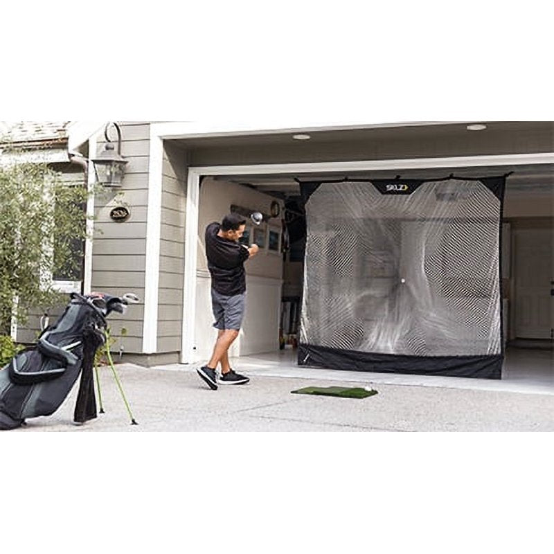 Sports Practice Net 7.5x7 ft for Baseball Softball Golf Garage Door Setup