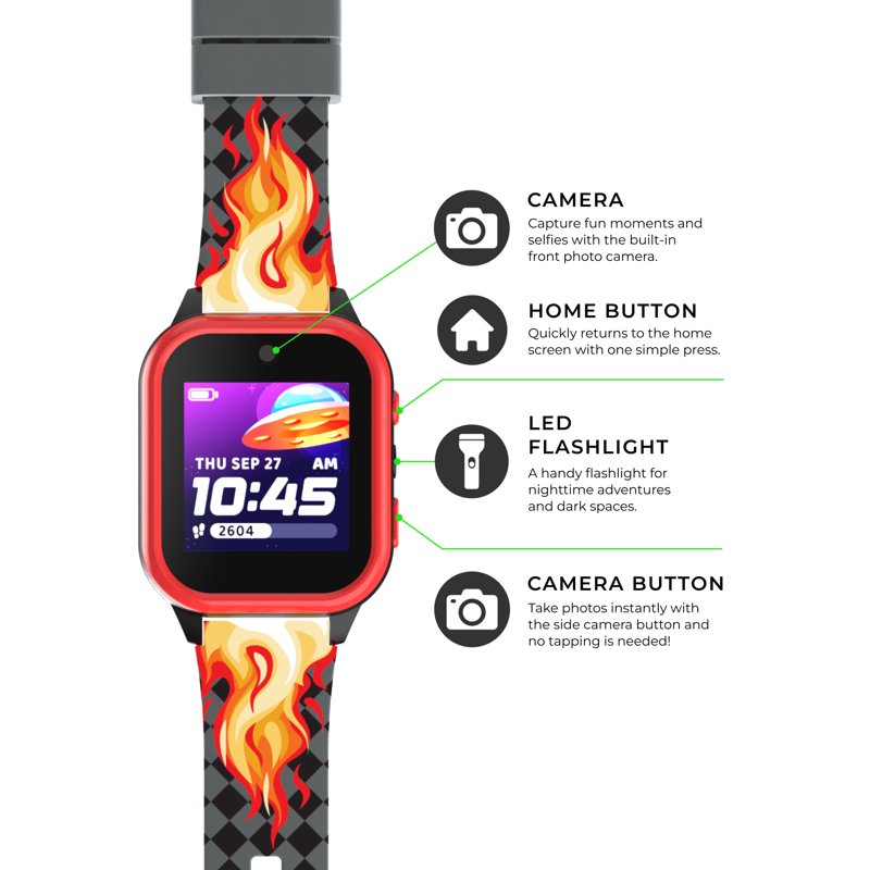 Kids Smartwatch with Camera, Audiobooks & Games, Waterproof Durable Wearable