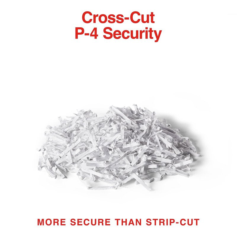 Personal Cross-Cut Paper Shredder with 8-Sheet Capacity for Home & Office