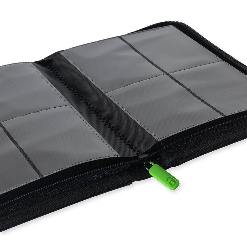 Zip Binder for Trading Cards, Card Organizer with Water-Resistant Cover