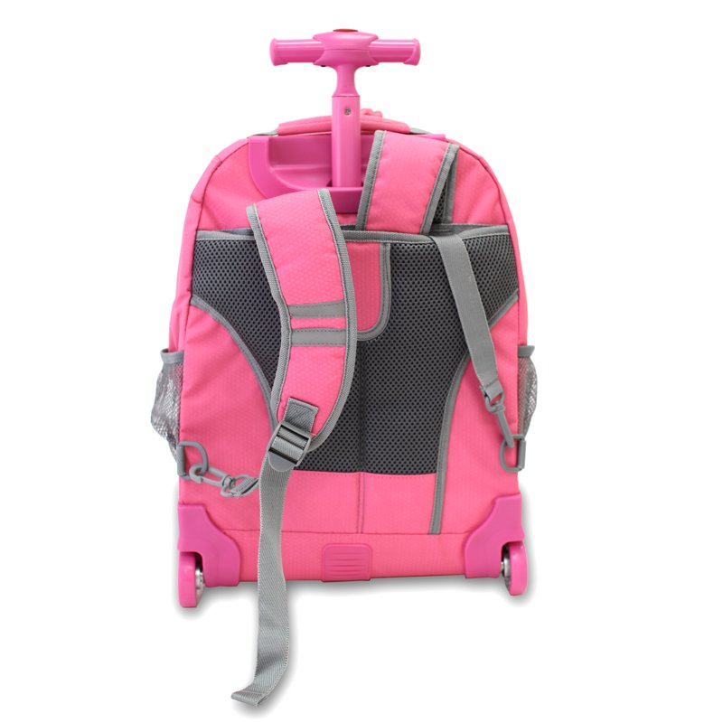 Kids Rolling Backpack for School & Travel - 16 Inch Trolley Bag with Organizer