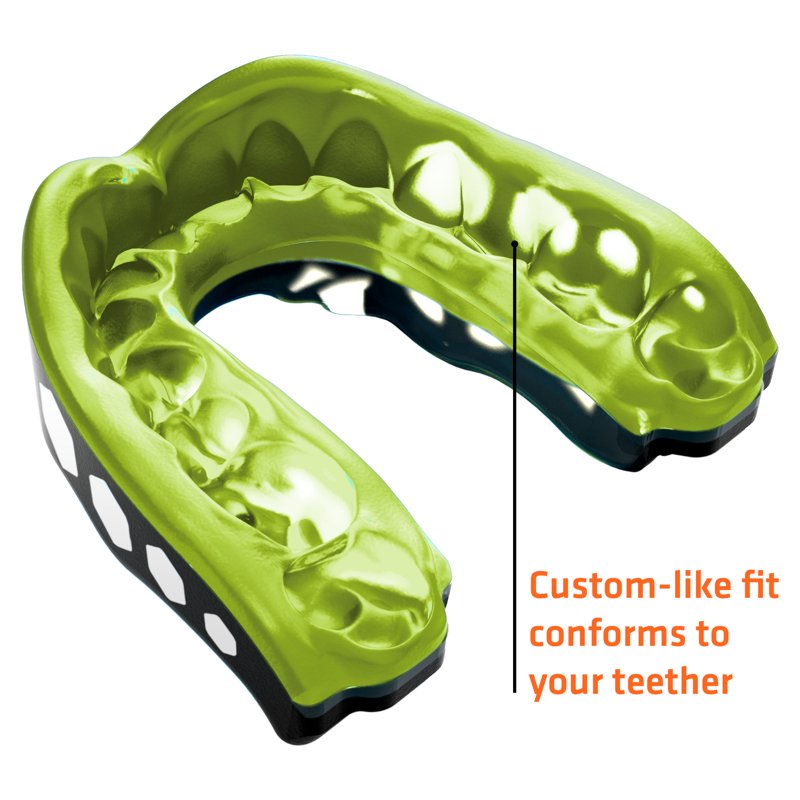 Sports Mouthguard with Triple Layer Protection and Breathable Channels