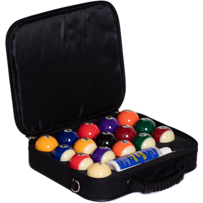 Aramith Nylon Pool Ball Carrying Case with 17 Slots, Black