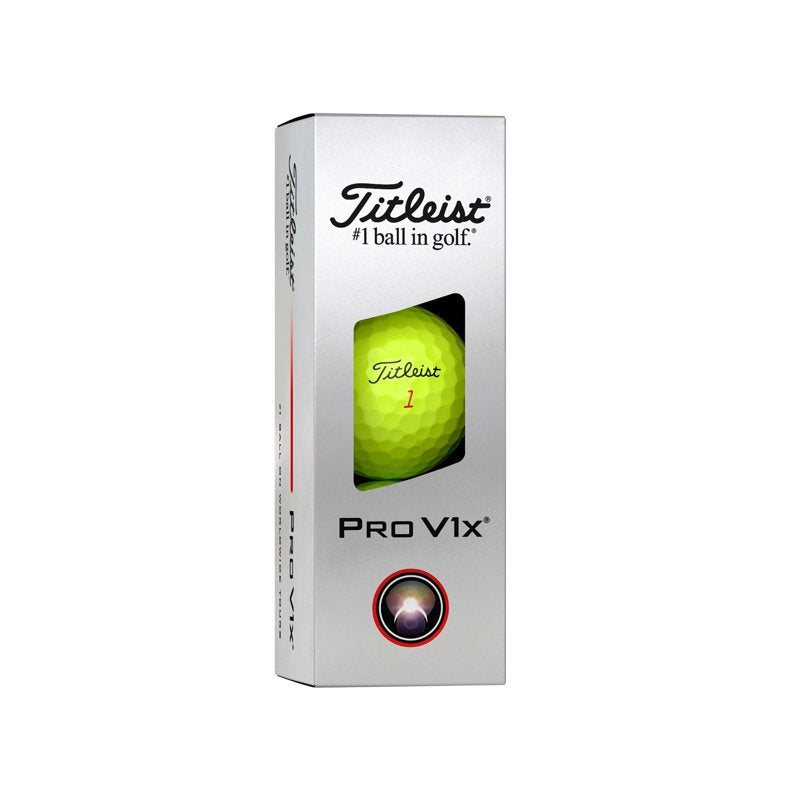 Titleist Pro V1x Yellow 12 Pack – Current Generation Variation: Yellow, Pro V1x
