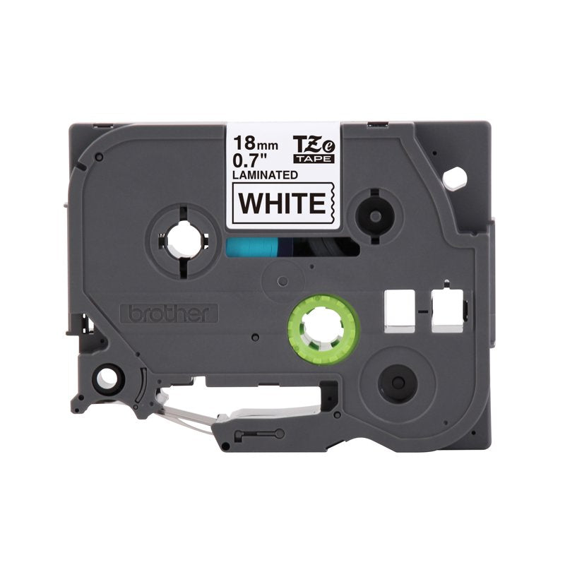 Brother Black on White Laminated Label Tape 3/4in x 26ft for Label Makers