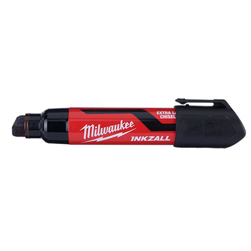 Milwaukee INKZALL Extra Large Chisel Tip Permanent Marker - Black