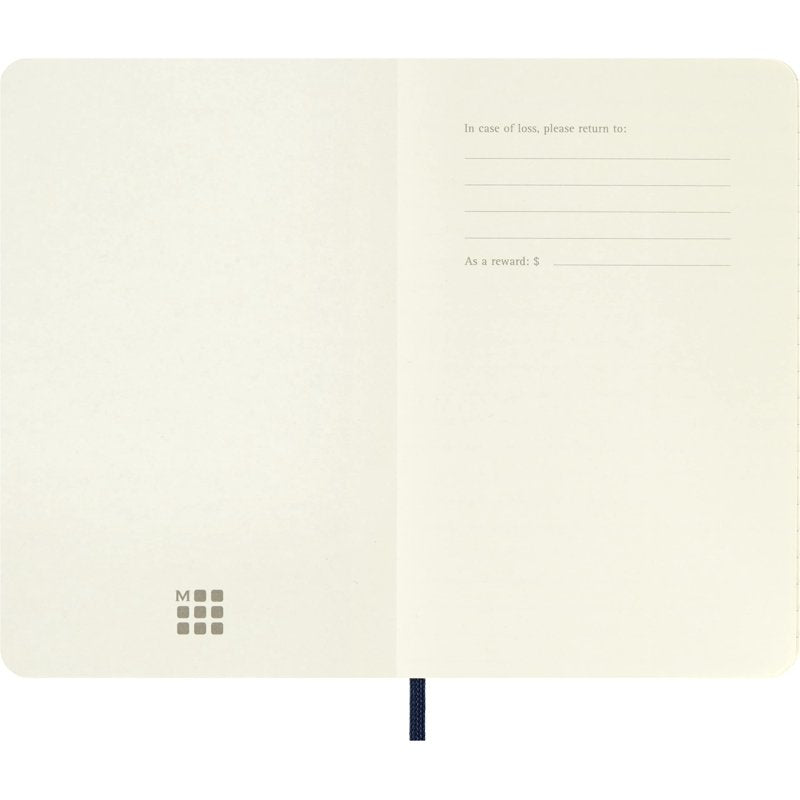 Moleskine Classic Pocket Notebook - Soft Cover, Ruled, Sapphire Blue