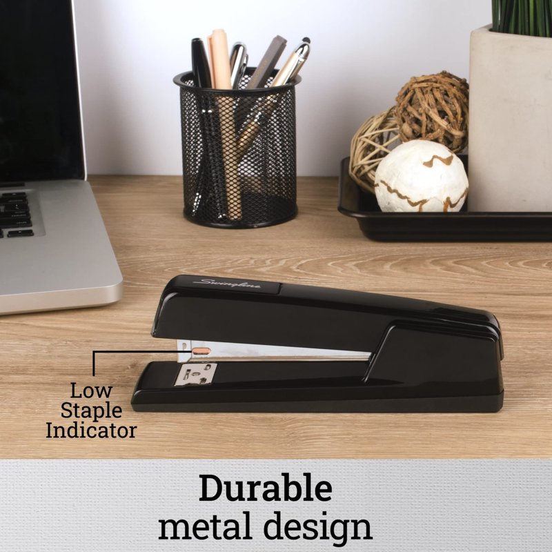 Swingline 747 Classic Stapler Black - Jam-Resistant, 30-Sheet Capacity
