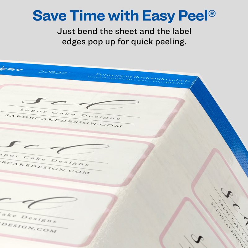 Printable Clear Rectangle Labels 2 x 3 inches - Bulk Pack for Office & Crafting